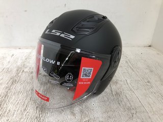 LS2 HELMETS BLACK AIRFLOW II WITH DUST BAG IN SIZE M: LOCATION - A8