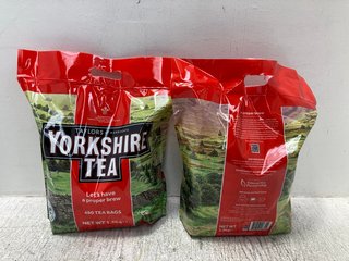 2 X PACKS OF YORKSHIRE TEA BAGS - BBE 7/25: LOCATION - C11