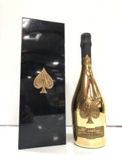 ARMAND DE BRIGNAC BRUT GOLD CHAMPAGNE 750ML ABV 12.5% WITH PRESENTATION BOX - ESTIMATED RRP £300 (PLEASE NOTE: 18+YEARS ONLY. STRICTLY NO COURIER REQUESTS. COLLECTIONS MONDAY 22ND - FRIDAY 26TH APRIL