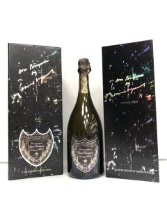 DOM PERIGNON MILLESIME ALTUM VILLARE CHAMPAGNE VINTAGE 2003 750ML ABV 12.5% LIMITED EDITION BY DAVID LYNCH WITH PRESENTATION BOX - ESTIMATED RRP £600 (PLEASE NOTE: 18+YEARS ONLY. STRICTLY NO COURIER