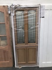 XL JOINERY 4 PANEL GLAZED INTERIOR DOOR APPROX 1981 X 838MM - MODEL NO. TGOMALT33 (COLLECTION OR OPTIONAL DELIVERY)