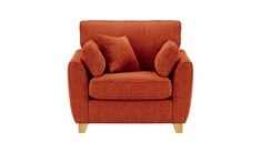 JAMES ARMCHAIR IN ORANGE MIX FABRIC - RRP £499 (COLLECTION OR OPTIONAL DELIVERY)