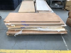 PALLET OF ASSORTED DOORS TO INCLUDE PAINT GRADE PREMIUM INTERIOR DOOR APPROX 1981 X 610MM (COLLECTION OR OPTIONAL DELIVERY) (KERBSIDE PALLET DELIVERY)