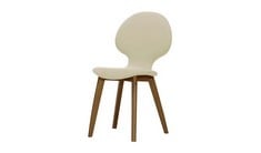 SET OF 5 X MYA DINING CHAIR IN BEIGE FABRIC - TOTAL LOT RRP £415 (INCLUDES MYA DINING CHAIR PARTS IN NATURAL / BEIGE) (COLLECTION OR OPTIONAL DELIVERY)