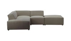 MOJO MODULAR CORNER SOFA IN TEDDY GRANITE - RRP £1730 (COLLECTION OR OPTIONAL DELIVERY)