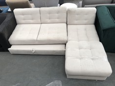 3 SEATER CORNER SOFA BED WITH STORAGE (MISSING ARMS) (COLLECTION OR OPTIONAL DELIVERY)