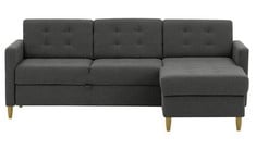 3 SEATER CORNER SOFA BED WITH STORAGE (MISSING 1 ARM) (COLLECTION OR OPTIONAL DELIVERY)