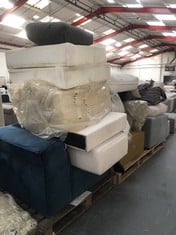 QTY OF ASSORTED SOFA PARTS IN ASSORTED COLOURS (PARTS) (COLLECTION OR OPTIONAL DELIVERY) (KERBSIDE PALLET DELIVERY)