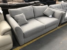 KEWICK 3 SEATER HYPNOS DELUXE SOFA BED IN BENTLEY SILVER - RRP £1499 (COLLECTION OR OPTIONAL DELIVERY)