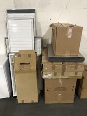 APPROX 10 X ASSORTED FRIDGE / FREEZER PARTS TO INCLUDE APPROX 5 X ASSORTED FRIDGE / FREEZER DOORS (COLLECTION OR OPTIONAL DELIVERY)