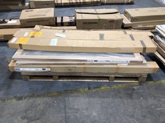 PALLET OF ASSORTED DOORS / PARTS TO INCLUDE ULTIMATE DOOR FRAME WITH ADJUSTABLE SIZE (PART ONLY) (COLLECTION OR OPTIONAL DELIVERY)