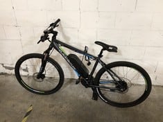 HASTE E CLAUD BUTLER ELECTRIC MOUNTAIN BIKE IN BLACK / BLUE - RRP £1399 (COLLECTION OR OPTIONAL DELIVERY)