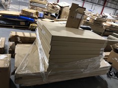 PALLET OF ASSORTED PARTS TO INCLUDE BLACK WARDROBE (BOX 3/3, PART ONLY) (COLLECTION OR OPTIONAL DELIVERY)