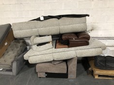 QTY OF ASSORTED SOFA PARTS TO INCLUDE GREY BACK SOFA PART (COLLECTION OR OPTIONAL DELIVERY)