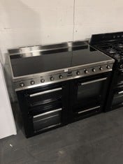 SMEG SYMPHONY 110CM INDUCTION RANGE COOKER IN STAINLESS STEEL - MODEL NO. SYD4110I - RRP £2799 (COLLECTION OR OPTIONAL DELIVERY)