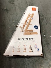 STOKKE TRIPP TRAPP HIGHCHAIR IN WALNUT - RRP £219 (DELIVERY ONLY)