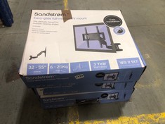 3 X SANDSTROM EASY-GLIDE FULL MOTION TV MOUNT - MODEL NO. SFMGM18M - TOTAL RRP £447 (DELIVERY ONLY)