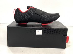 PELOTON ALTOS CYCLING SHOES BLACK/RED - SIZE 6 - RRP £130 (DELIVERY ONLY)