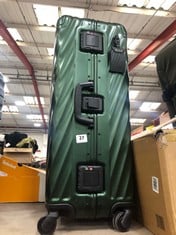 TUMI EXTENDED TRIP 4 WHEEL LARGE SUITCASE IN FOREST GREEN - RRP £1490 (DELIVERY ONLY)