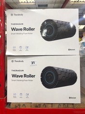 2 X THERABODY THERAGUN WAVE VIBRATION FOAM ROLLER - RRP £125 (DELIVERY ONLY)