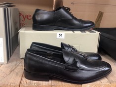 JOHN LEWIS FORMAL LEATHER SOLE OXFORD SHOES BLACK - SIZE 10 - RRP £109 TO INCLUDE JOHN LEWIS ELSWORTH TRIM LEATHER LOAFERS BLACK - SIZE 8 (DELIVERY ONLY)