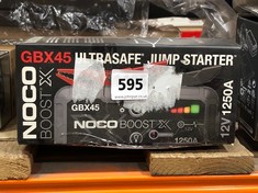 NOCO GBX45 BOOST X 12V 1250A LITHIUM JUMP STARTER 538778090 - RRP £134 (DELIVERY ONLY)
