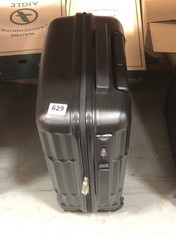 JOHN LEWIS BLACK 4 WHEEL SMALL TRAVEL CASE (DELIVERY ONLY)