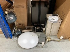 7 X ASSORTED ITEMS TO INCLUDE JOHN LEWIS RHEA WALL LIGHT (DELIVERY ONLY)