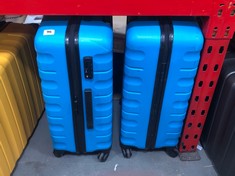 2 X JOHN LEWIS ANYDAY BLUE 4 WHEEL MEDIUM TRAVEL CASE (DELIVERY ONLY)