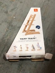 STOKKE TRIPP TRAPP HIGHCHAIR IN STORM GREY - RRP £197 (DELIVERY ONLY)