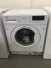BEKO INTEGRATED 8KG WASHING MACHINE - MODEL NO-WTIK84111F RRP £399 (COLLECTION OR OPTIONAL DELIVERY)