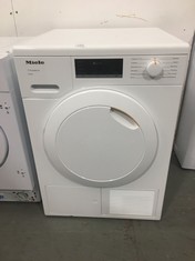 MIELE MODEL NO-TEA225WP 7KG FREESTANDING HEAT PUMP TUMBLE DRYER IN WHITE - MODEL NO-TEA225WP - RRP £819 (COLLECTION OR OPTIONAL DELIVERY)
