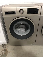 BOSCH SERIES 6 9KG FREESTANDING WASHING MACHINE IN SILVER INOX - MODEL NO-WGG2440XGB/08 RRP- £699 (COLLECTION OR OPTIONAL DELIVERY)