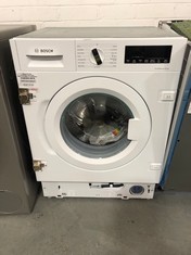 BOSCH SERIES 8 8KG INTEGRATED WASHING MACHINE IN WHITE - MODEL NO-WIW28502GB/02 RRP- £799 (COLLECTION OR OPTIONAL DELIVERY)