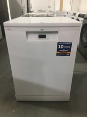 BEKO FREESTANDING DISHWASHER IN WHITE - MODEL NO-BDFN15430W - RRP £359 (COLLECTION OR OPTIONAL DELIVERY)