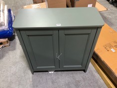 JOHN LEWIS PORTSMAN DOUBLE TOWEL CUPBOARD GREEN RRP- £300 (COLLECTION OR OPTIONAL DELIVERY)