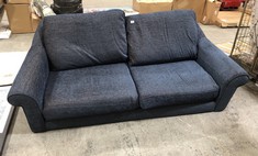 JOHN LEWIS 2/3 SEATER SOFA NAVY BLUE (COLLECTION OR OPTIONAL DELIVERY)