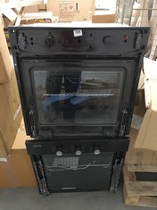 ELECTRIC SINGLE BUILT IN OVEN IN BLACK TO INCLUDE BUILT IN SINGLE OVEN IN BLACK (BOTH SMASHED) (COLLECTION OR OPTIONAL DELIVERY)