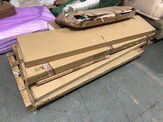 PALLET OF ASSORTED FURNITURE ITEMS/PARTS TO INCLUDE WARDROBE 160X205 WHITE COLOUR (BOX 3 OF 3 PART) (COLLECTION OR OPTIONAL DELIVERY) (KERBSIDE PALLET DELIVERY)