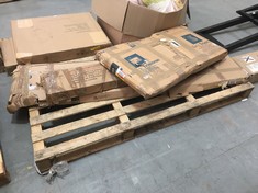 PALLET OF ASSORTED ASSORTED FURNITURE ITEMS/PARTS TO INCLUDE PRIMO DOUBLE BED FRAME (COLLECTION OR OPTIONAL DELIVERY) (KERBSIDE PALLET DELIVERY)