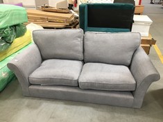 JOHN LEWIS CHARLOTTE 2 SEATER SOFA GREY FABRIC RRP- £679 (COLLECTION OR OPTIONAL DELIVERY)