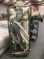 CAGE OF ASSORTED MANNEQUIN PARTS (CAGE NOT INCLUDED) (COLLECTION OR OPTIONAL DELIVERY) (KERBSIDE PALLET DELIVERY)