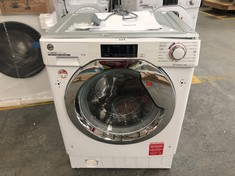 HOOVER INTEGRATED 9KG WASHING MACHINE WHITE - MODEL NO-HBWS49D1ACE-80 RRP- £499 (COLLECTION OR OPTIONAL DELIVERY)