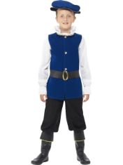QTY OF ITEMS TO INLCUDE SMIFFYS CHILD TUDOR BOY COSTUME AGE MEDIUM, AMSCAN 8408528 CHARCUTERIE | MULTICOLOR | 1 PC. COSTUME. (DELIVERY ONLY)
