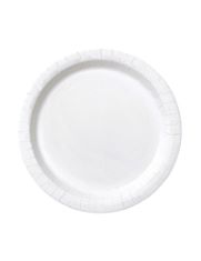 53 X 20 SOLID COLOUR CAKE PLATES 7" - BRIGHT WHITE. (DELIVERY ONLY)