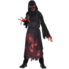 QTY OF ITEMS TO INLCUDE BOX OF APPROX 24 X ASSORTED CHILDREN’S FANCY DRESS TO INCLUDE AMSCAN 8408752 HOODED HORROR - X-LARGE (14-16) | MULTICOLOR | 1 PC. COSTUME, RUBIE'S OFFICIAL HARRY POTTER GRYFFI