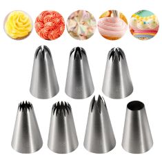 QTY OF ITEMS TO INLCUDE BOX OF ASSORTED KITCHEN TOOLS TO INCLUDE KONAMO 7PCS LARGE PIPING NOZZLES TIPS STAINLESS STEEL PIPING TIPS COOKIE CUPCAKE CAKE DECORATING SET FOR BAKER,BLACK,42 X 25 X 25 MILL