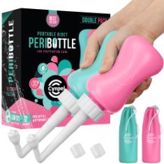 11 X CYNPEL PORTABLE BIDET FOR POSTPARTUM - 350ML PERI BOTTLE FOR WOMEN - UPSIDE DOWN PERINEAL SQUIRT CLEANSING - POST BIRTH TRAVEL WASH PUMP. (DELIVERY ONLY)