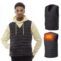 5 X IRIS OHYAMA, HEATED VEST/JACKET, L, MEN, 4 HEATING LEVELS FROM 38 TO 53° C, LIGHT & THIN FOR GREAT COMFORT OUTDOOR ACTIVITIES. (DELIVERY ONLY)