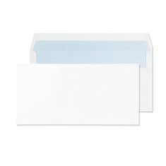 50 X BLAKE PURELY EVERYDAY DL 110 X 220 MM 90 GSM SELF SEAL WALLET ENVELOPES (13882/100 PR) WHITE - 100 COUNT ( PACK OF 1). (DELIVERY ONLY)